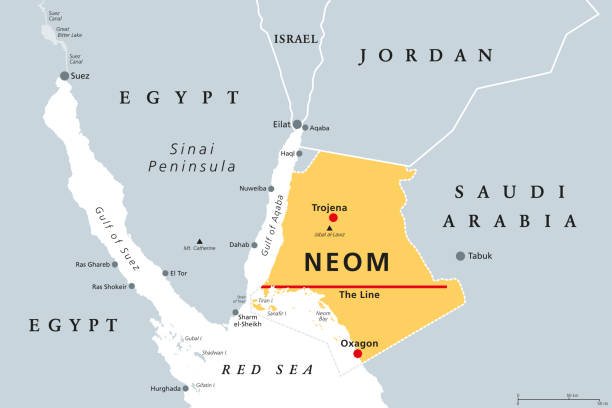 neom city geographical orientation